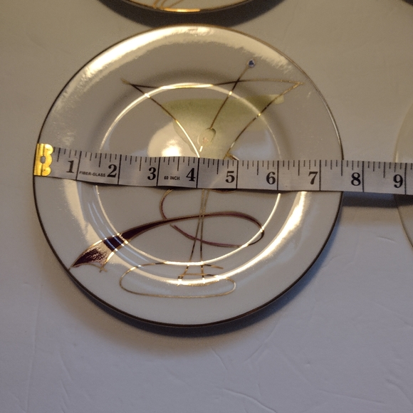 Pier 1 Martini appetizer or salad plates set of 4 - Picture 6 of 7